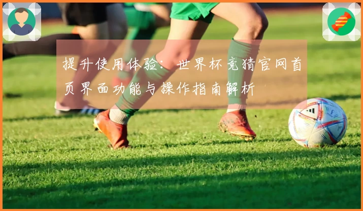 提升使用体验：世界杯竞猜官网首页界面功能与操作指南解析